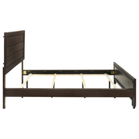 Kauffman Wood California King Panel Bed Dark Cocoa - 204391KW