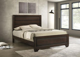 Kauffman Wood Queen Panel Bed Dark Cocoa - 204391Q