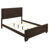 Kauffman Wood Queen Panel Bed Dark Cocoa - 204391Q