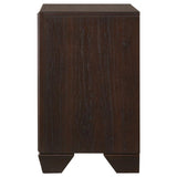 Kauffman 2-drawer Nightstand Dark Cocoa - 204392