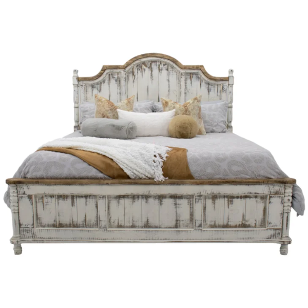Clarice King Bed Jes White Jes Sandstone Top MIC-CLARICE-K - C1JWS6