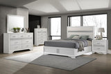 Miranda 5-piece Eastern King Bedroom Set White - 205110KE-S5