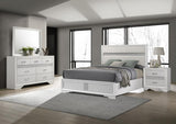 Miranda 4-piece California King Bedroom Set White - 205110KW-S4