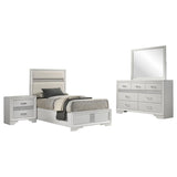 Miranda 4-piece Twin Bedroom Set White - 205110T-S4