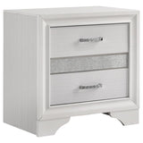 Miranda 4-piece Twin Bedroom Set White - 205110T-S4