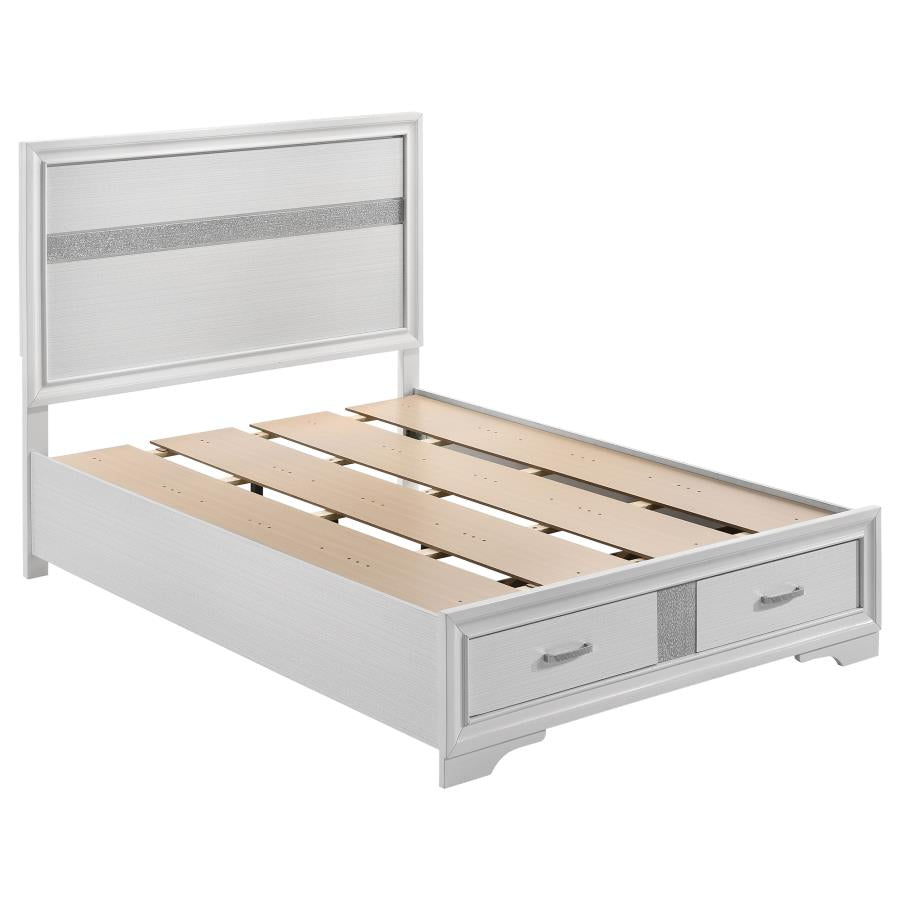 Miranda 5-piece Full Bedroom Set White - 205111F-S5