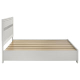 Miranda 51-inch Wood Eastern King Storage Panel Bed White - 205111KE