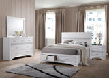 Miranda 4-piece California King Bedroom Set White - 205111KW-S4