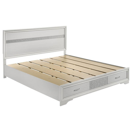 Miranda 5-piece California King Bedroom Set White - 205111KW-S5