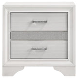 Miranda 3-drawer Nightstand Bedside Table White - 205112