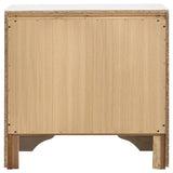 Miranda 3-drawer Nightstand Bedside Table White - 205112