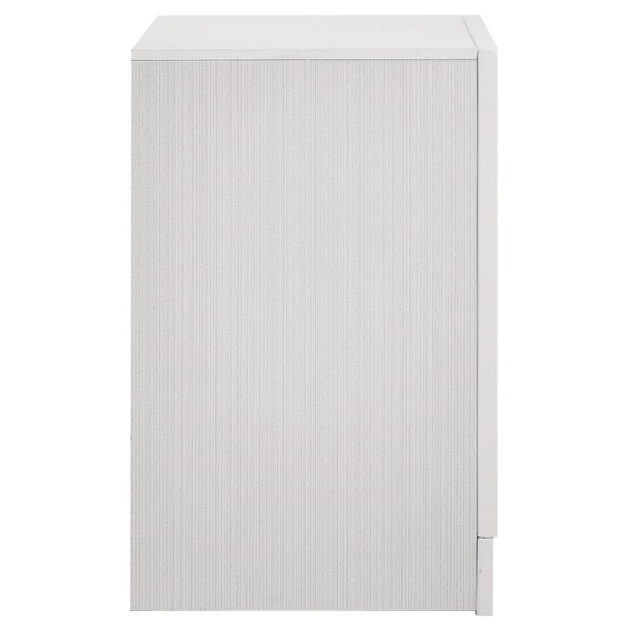 Miranda 3-drawer Nightstand Bedside Table White - 205112