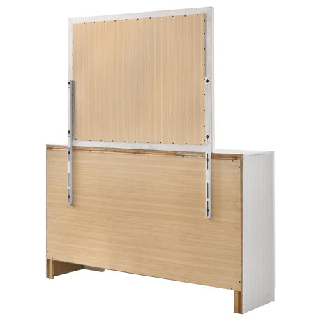 Miranda 7-drawer Dresser with Mirror White - 205113M