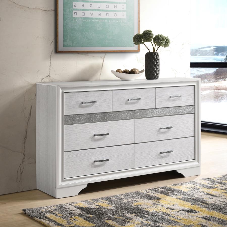 Miranda 9-drawer Dresser White - 205113