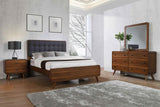 Robyn 4-piece Full Bedroom Set Dark Walnut - 205131F-S4