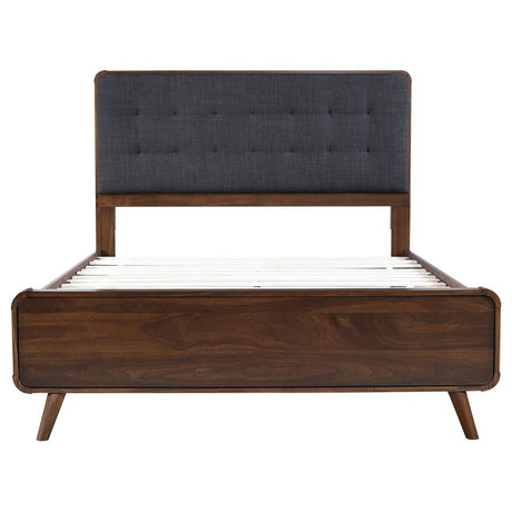 Robyn Wood Full Platform Bed Dark Walnut - 205131F