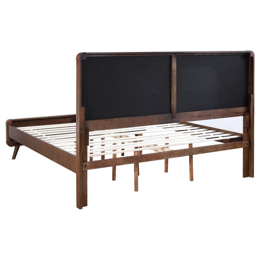 Robyn 5-piece Eastern King Bedroom Set Dark Walnut - 205131KE-S5