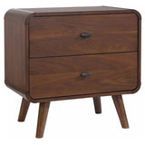 Robyn 5-piece Eastern King Bedroom Set Dark Walnut - 205131KE-S5