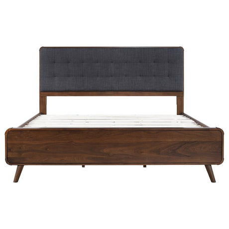Robyn Wood Eastern King Platform Bed Dark Walnut - 205131KE