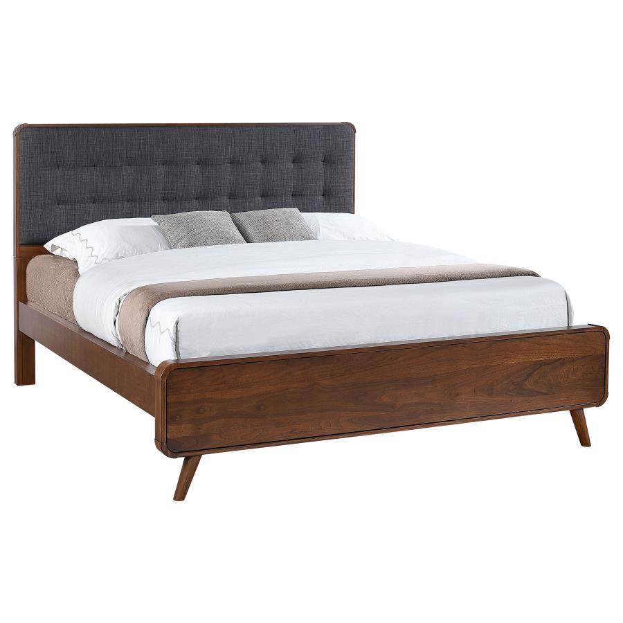 Robyn Wood California King Platform Bed Dark Walnut - 205131KW