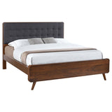 Robyn Wood California King Platform Bed Dark Walnut - 205131KW