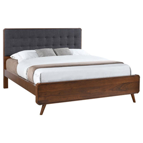 Robyn Wood California King Platform Bed Dark Walnut - 205131KW
