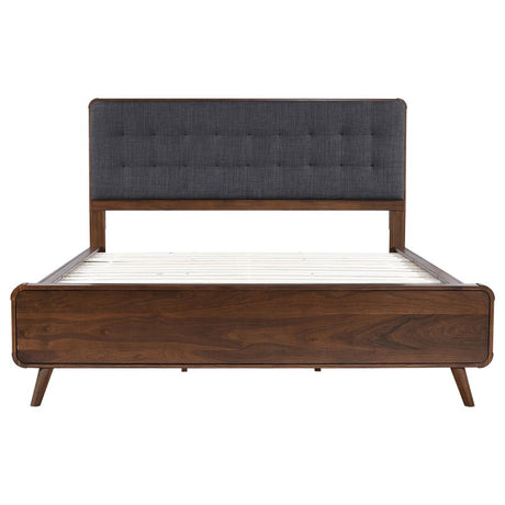 Robyn Wood California King Platform Bed Dark Walnut - 205131KW