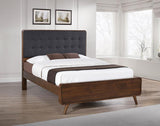 Robyn Wood Queen Platform Bed Dark Walnut - 205131Q
