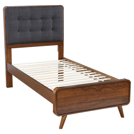 Robyn 5-piece Twin Bedroom Set Dark Walnut - 205131T-S5