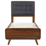 Robyn Wood Twin Platform Bed Dark Walnut - 205131T