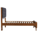 Robyn Wood Twin Platform Bed Dark Walnut - 205131T
