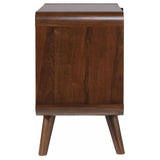 Robyn 2-drawer Nightstand Bedside Table Dark Walnut - 205132