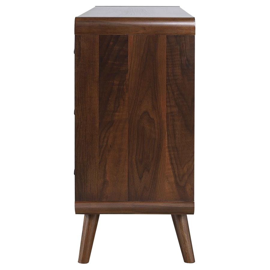 Robyn 6-drawer Bedroom Dresser Dark Walnut - 205133