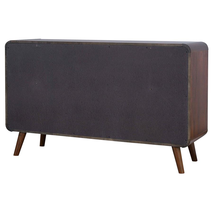 Robyn 6-drawer Bedroom Dresser Dark Walnut - 205133