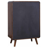 Robyn 5-drawer Bedroom Chest of Drawers Dark Walnut - 205135