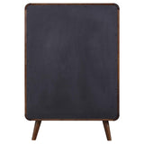 Robyn 5-drawer Bedroom Chest of Drawers Dark Walnut - 205135