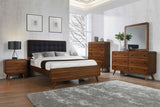 Robyn 5-drawer Bedroom Chest of Drawers Dark Walnut - 205135