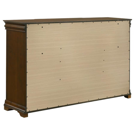 Garland 5-piece Eastern King Bedroom Set Brown Cherry - 205301KE-S5