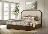 Garland 58-inch Eastern King Panel Bed Cream Brown Cherry - 205301KE