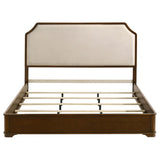 Garland 58-inch Eastern King Panel Bed Cream Brown Cherry - 205301KE
