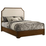 Garland 58-inch Queen Panel Bed Cream and Brown Cherry - 205301Q