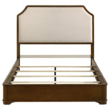 Garland 58-inch Queen Panel Bed Cream and Brown Cherry - 205301Q