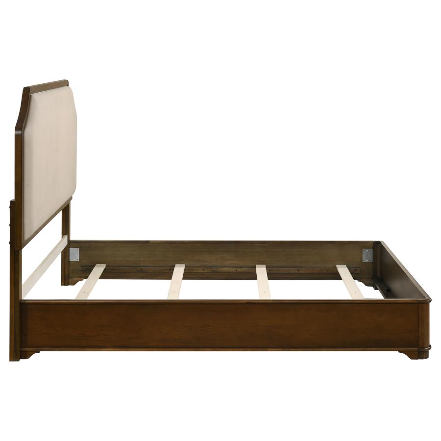 Garland 58-inch Queen Panel Bed Cream and Brown Cherry - 205301Q