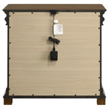 Garland 3-drawer Nightstand Bedside Table Brown Cherry - 205302