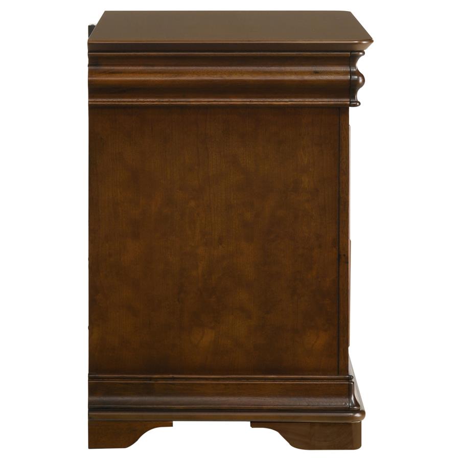 Garland 3-drawer Nightstand Bedside Table Brown Cherry - 205302