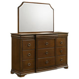 Garland 11-drawer Bedroom Dresser with Mirror Brown Cherry - 205303M