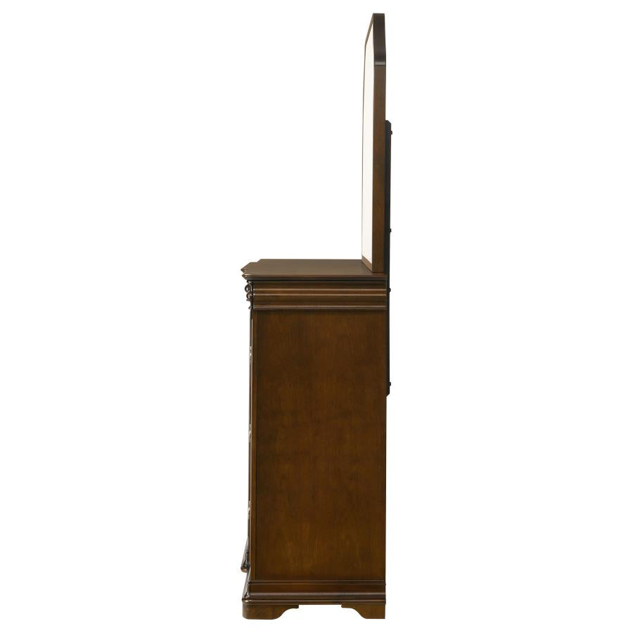 Garland 11-drawer Bedroom Dresser with Mirror Brown Cherry - 205303M