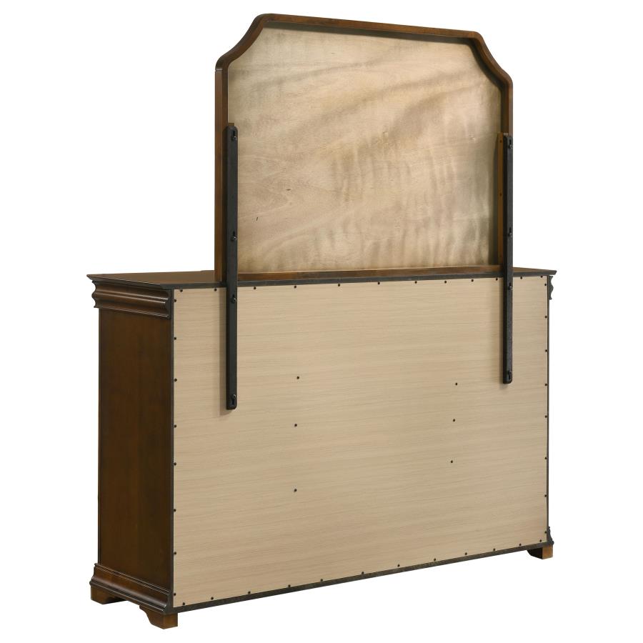 Garland 11-drawer Bedroom Dresser with Mirror Brown Cherry - 205303M