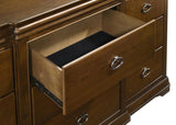 Garland 11-drawer Bedroom Dresser with Mirror Brown Cherry - 205303M
