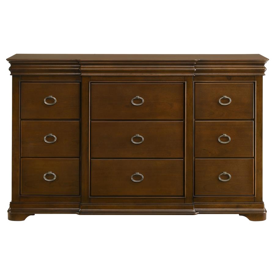 Garland 11-drawer Bedroom Dresser Cabinet Brown Cherry - 205303